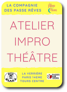 atelier impro theatre paris tours la verrière